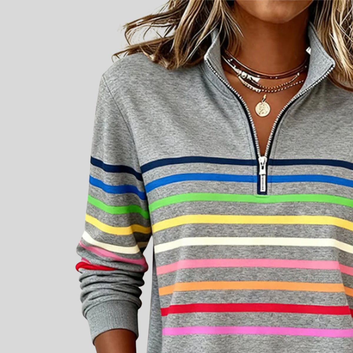 Reinou | Sportieve Halfrits Sweater
