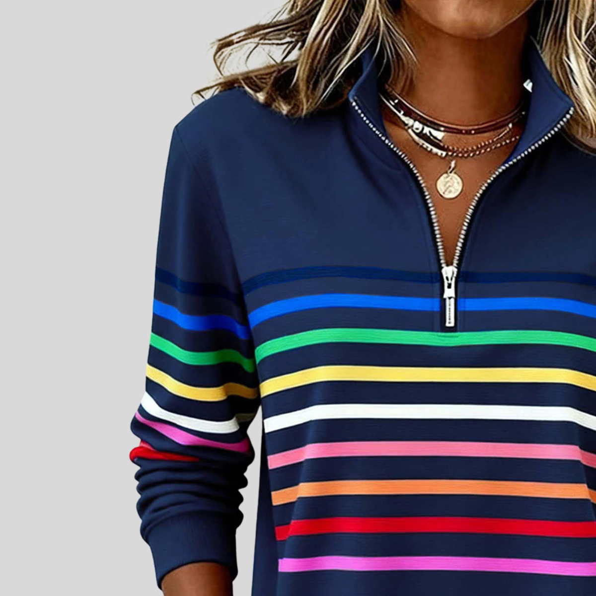 Reinou | Sportieve Halfrits Sweater